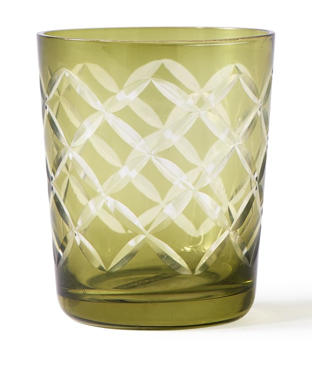 PolsPotten Cuttings Tumblers – Multicolor Sandblasted Drinking Glass | Set of 6