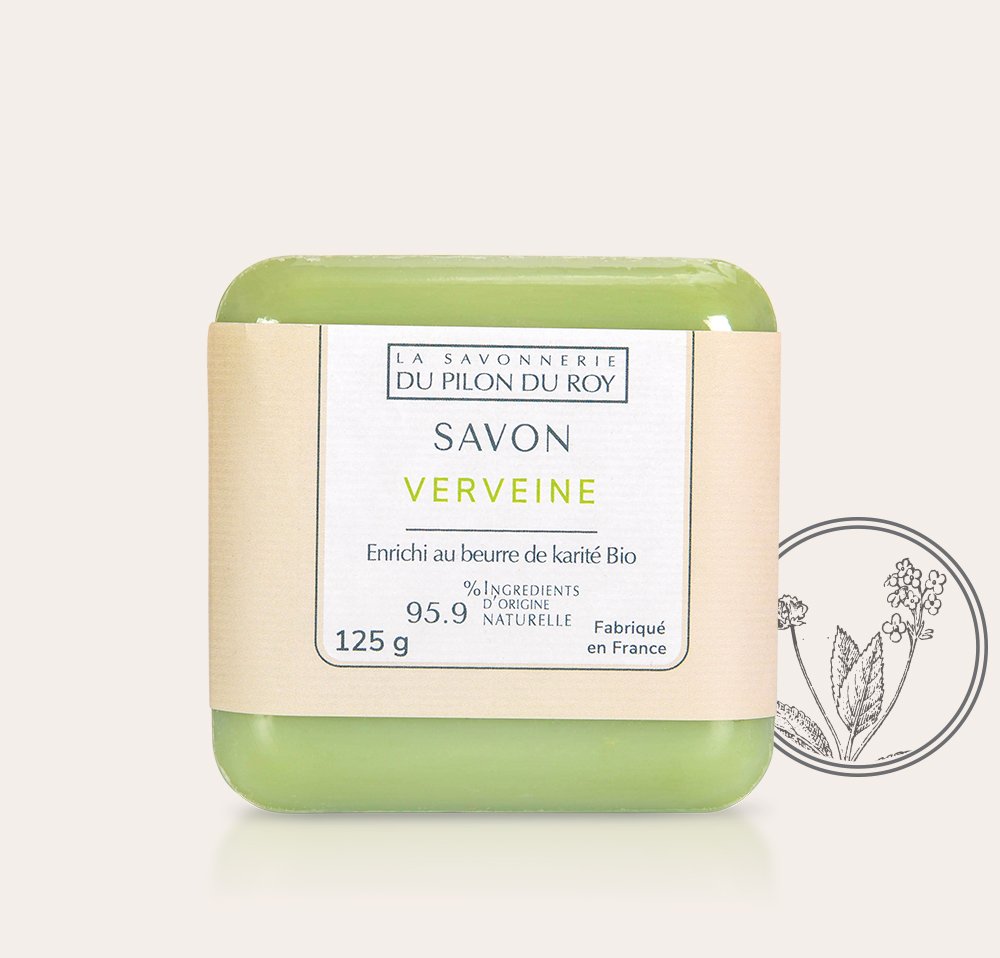 Organic Shea Butter Bar Soap | Verbena | Set of 3