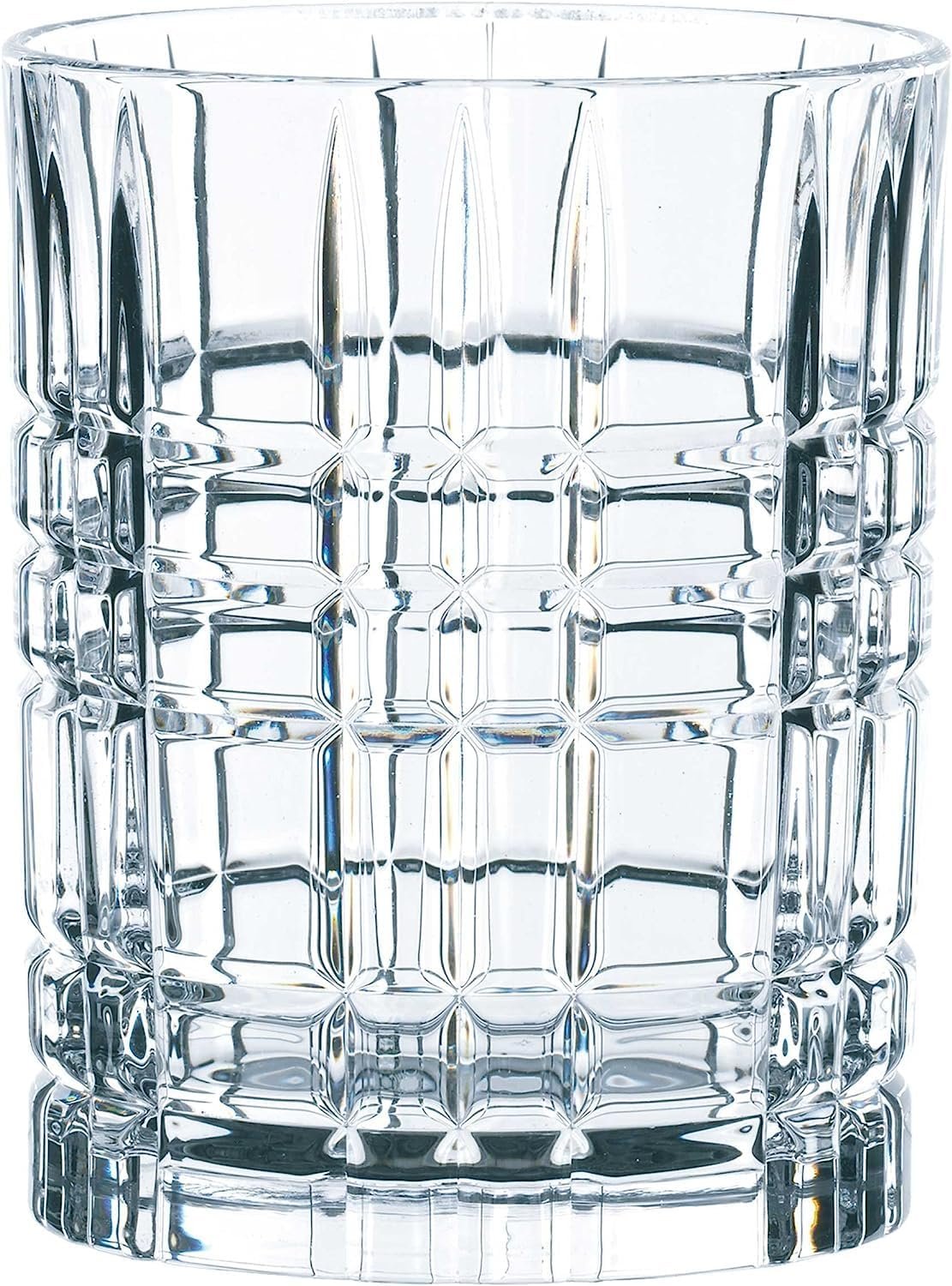 Nachtmann Square Whiskey Crystal Glasses Double Old Fashioned | Set of 4