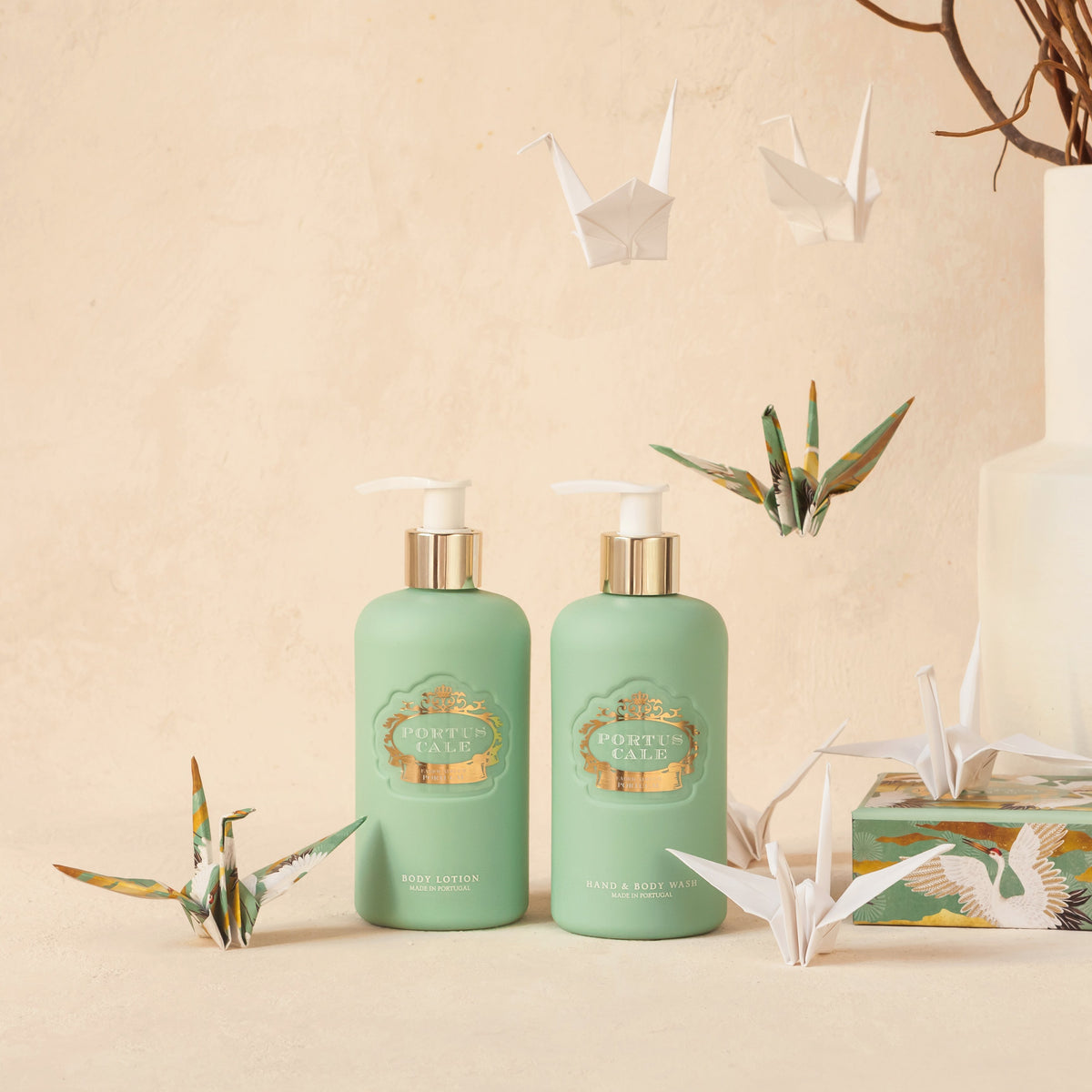 Portus Cale White Crane Body Lotion | Yuzu, Vetiver & Mandarin