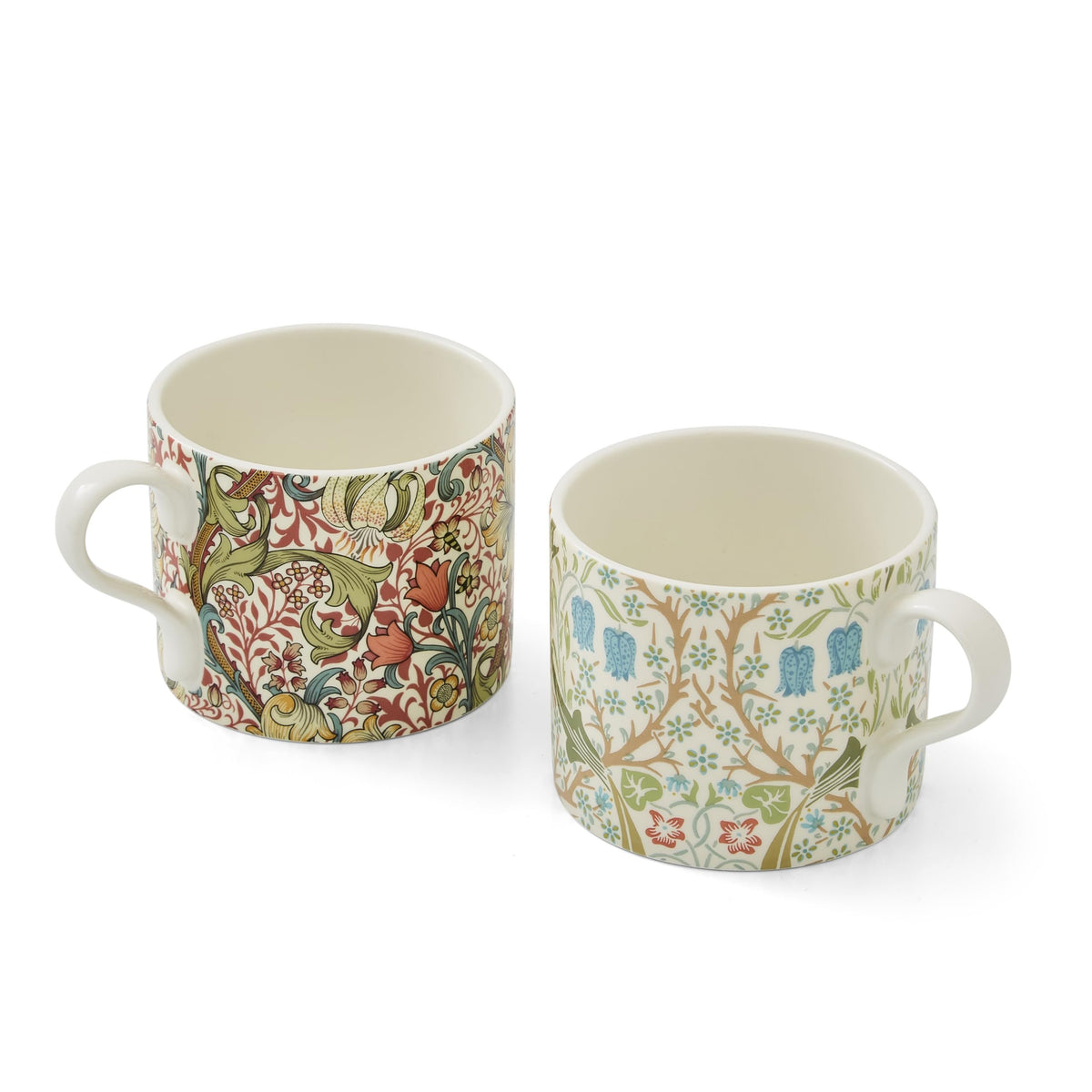 Morris & Co. Large Mugs | Set of 2 | Blackthorn and Golden