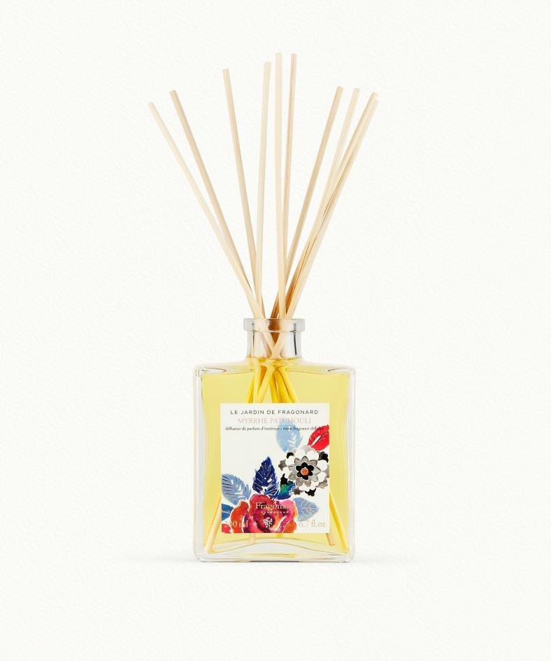 Fragonard Jardin de Fragonard Myrrhe Patchouli Reed Diffuser Made in france