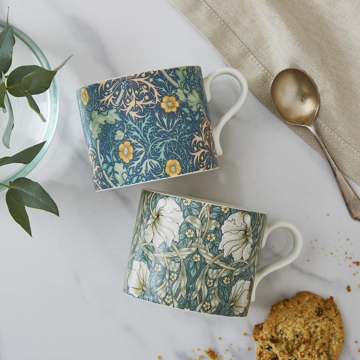 Morris & Co. Large Mug Gift Set of 2 | Pimpernel & Seaweed