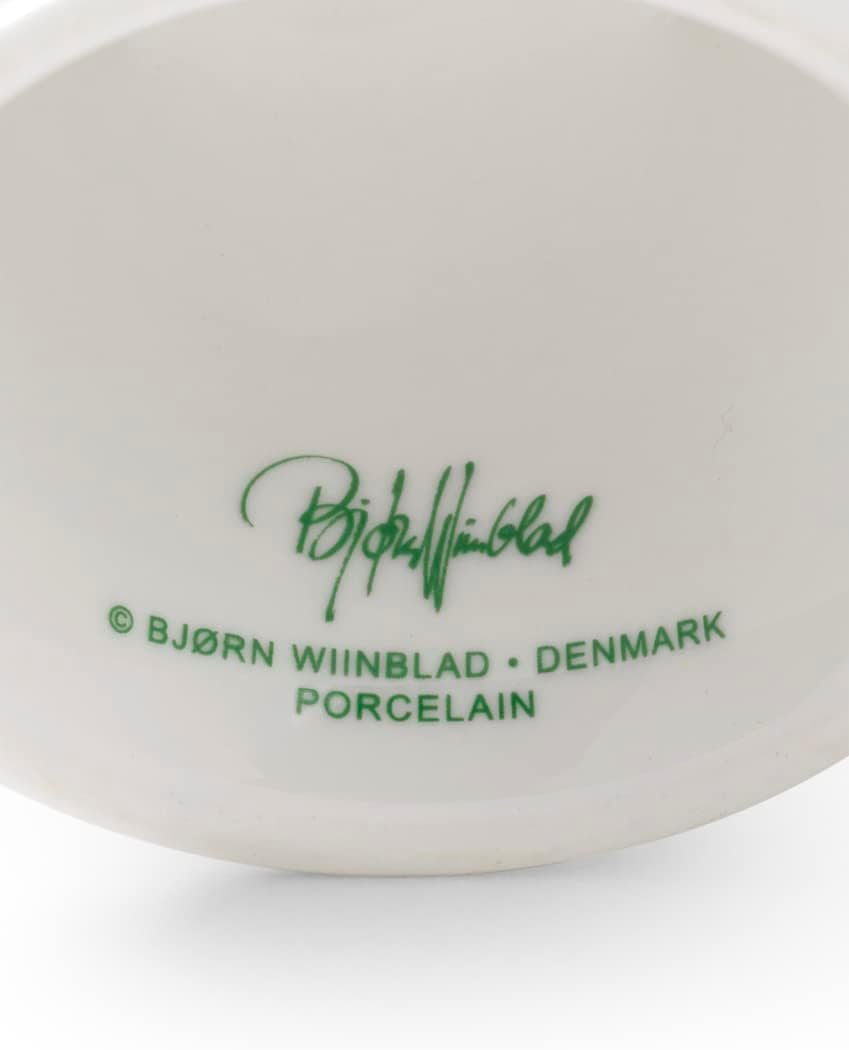 Bjørn Wiinblad Eva Porcelain Vase in Dark Blue