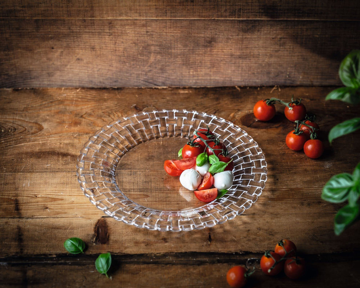 Nachtmann Bossa Nova Crystal Dinner & Dessert Plates | Set of 2