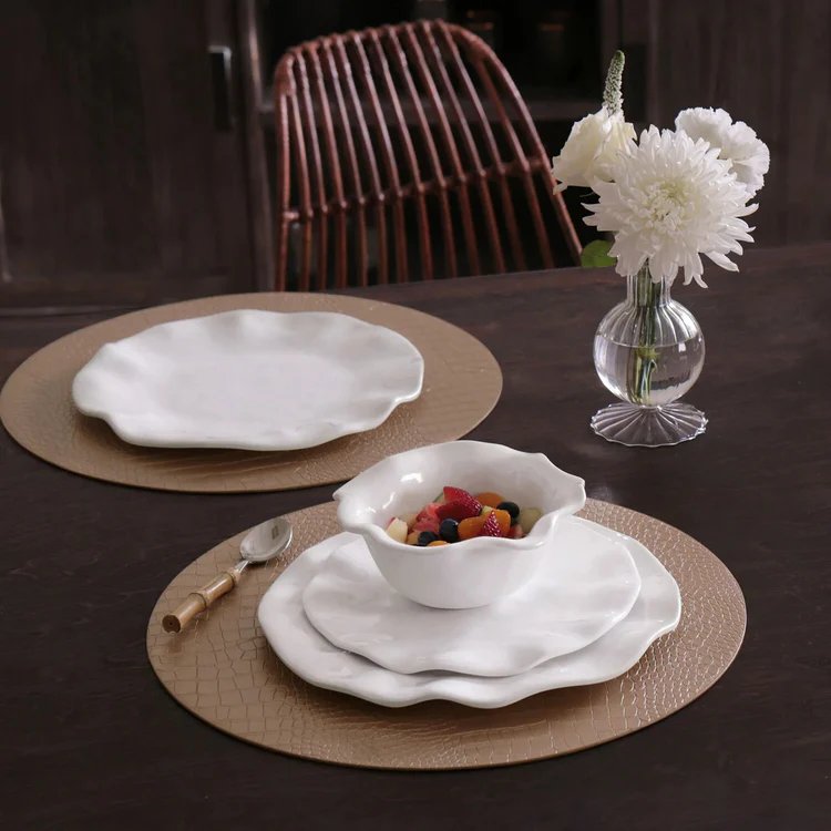 VIDA Havana 7" Cereal Bowl Set of 4 (White)