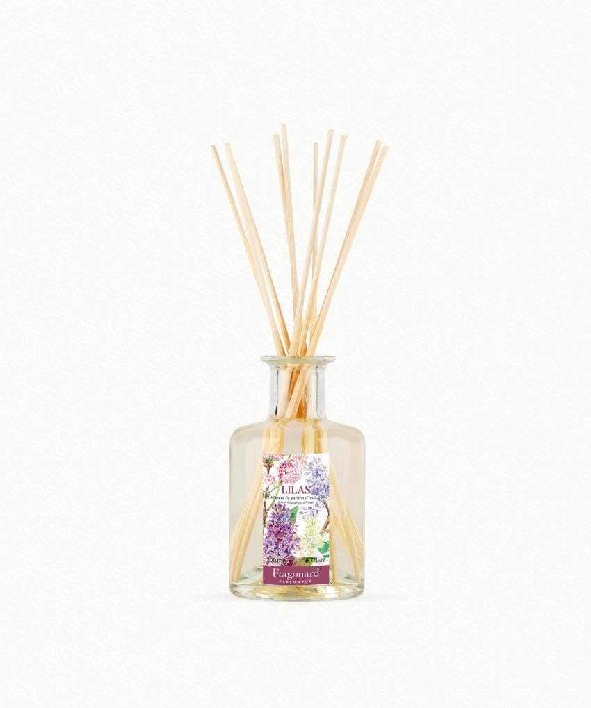 Fragonard Lilas Room Fragrance Reed Diffuser luxury French design