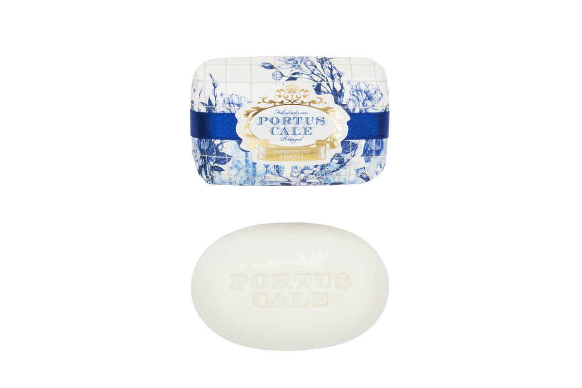 Portus Cale Gold & Blue Bar Soaps Gift Set of 3 | Pink Pepper & Jasmine