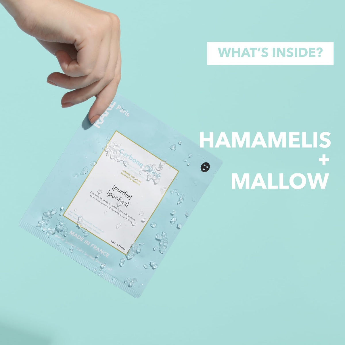 Carbone Glacé | Purifying & Detoxifying Sheet Face Mask