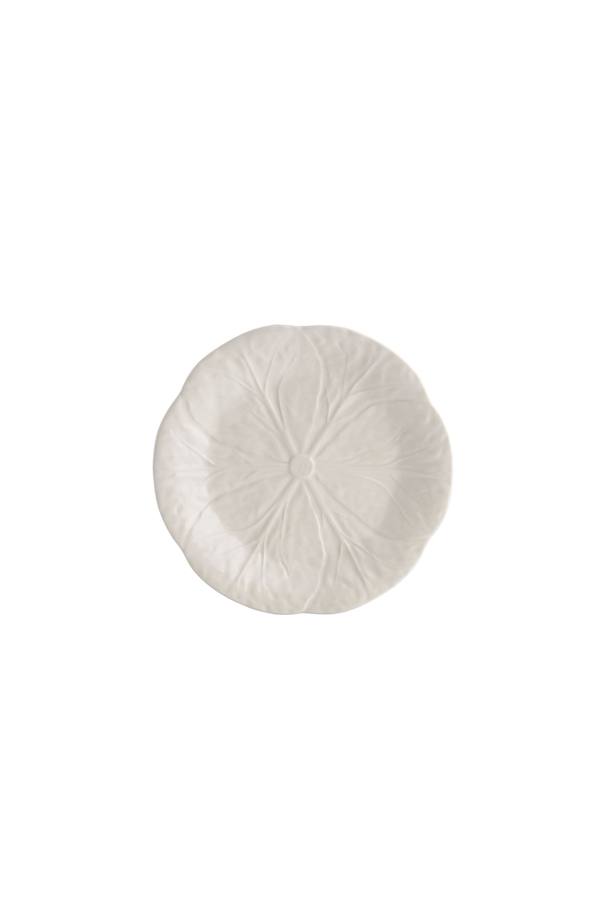Beige Cabbage Dessert Plate | Set of 4