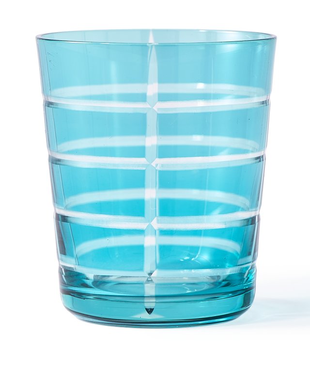PolsPotten Cuttings Tumblers – Multicolor Sandblasted Drinking Glass | Set of 6