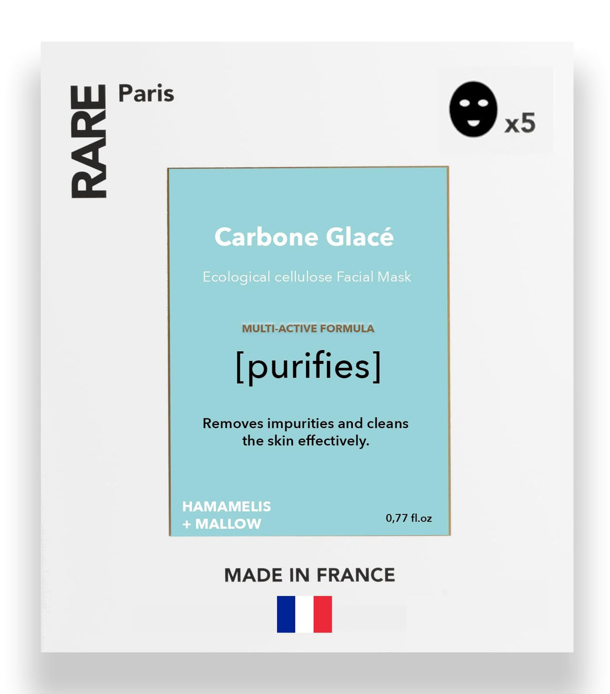 Carbone Glacé | Purifying & Detoxifying Sheet Face Mask