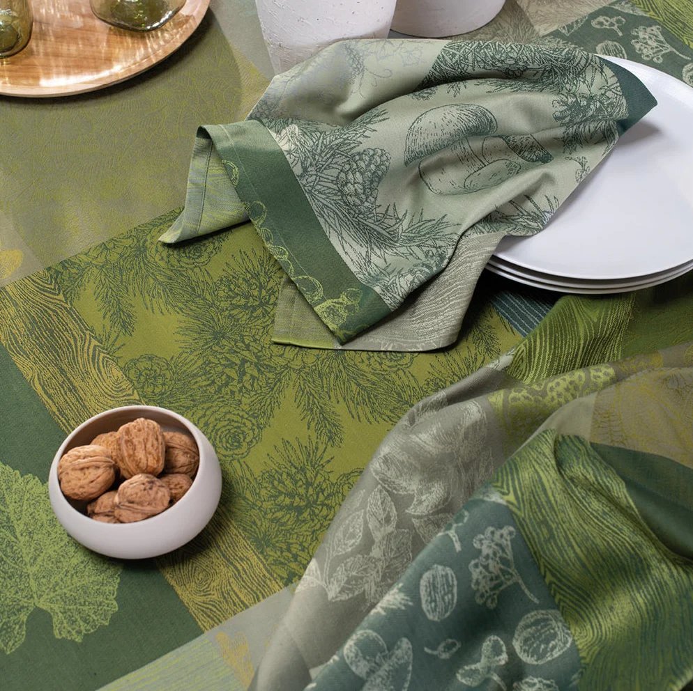 Garnier Thiebaut Mille Bois D'Automne Mousse Cloth Napkins | Set of 4