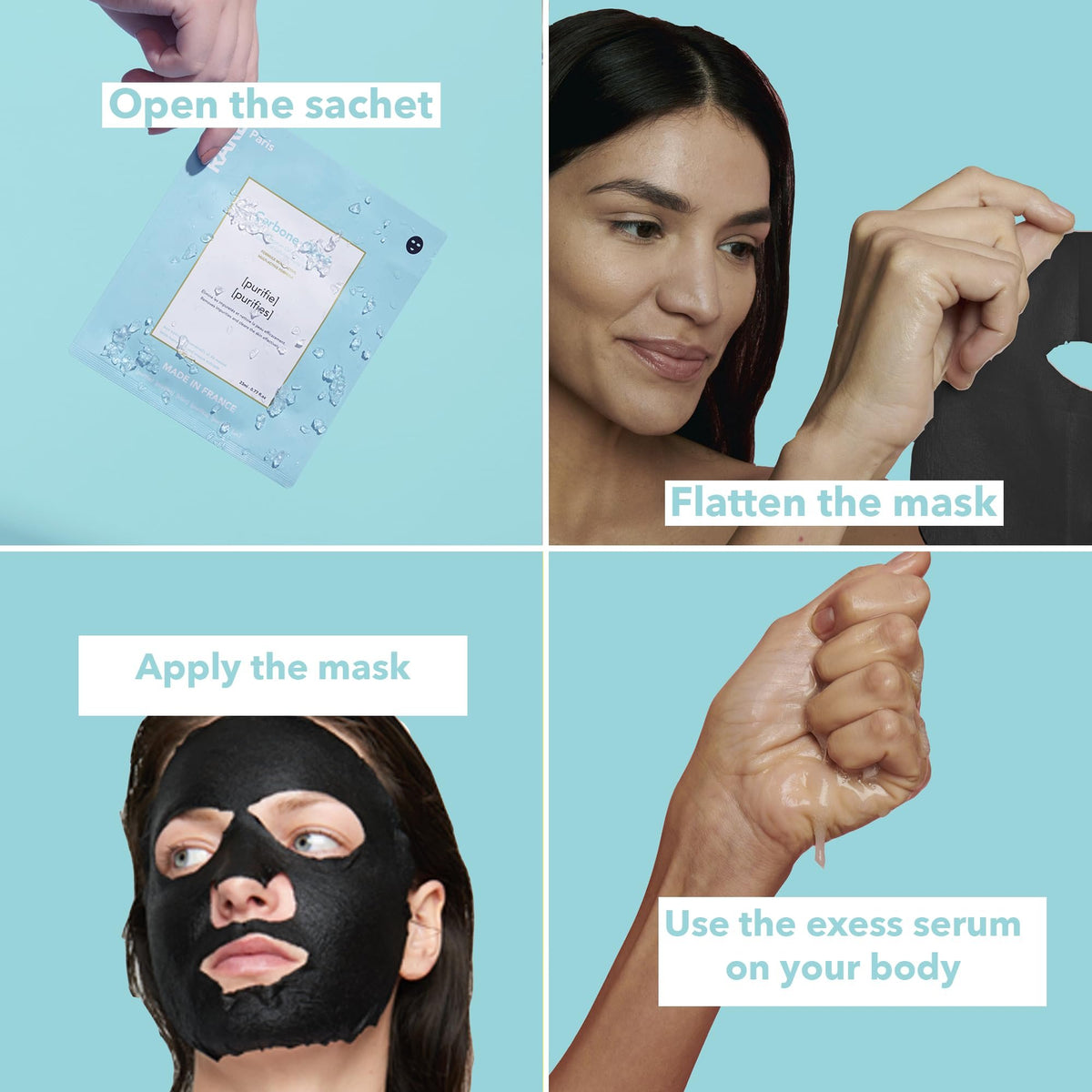 Carbone Glacé | Purifying & Detoxifying Sheet Face Mask