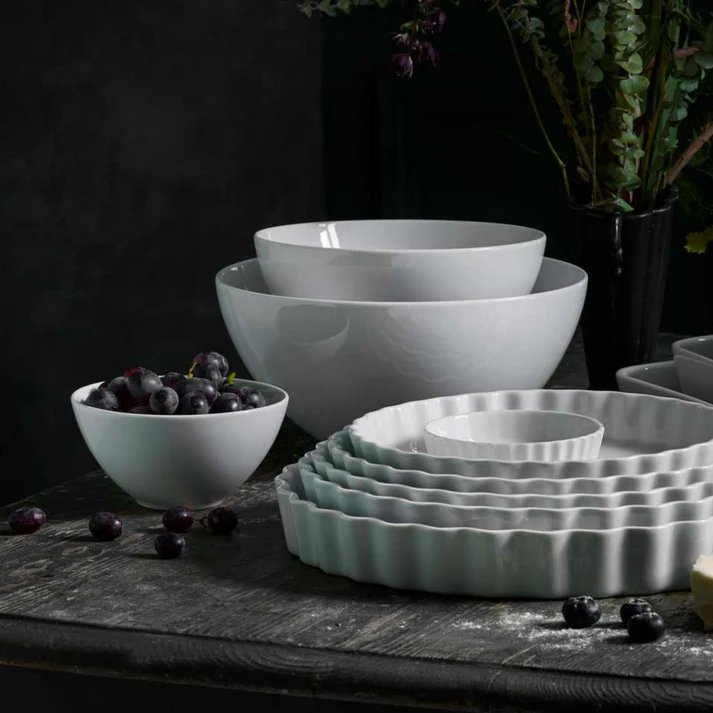 Pillivuyt Cecil Deep Bowl 9.75"D Porcelain White Serveware