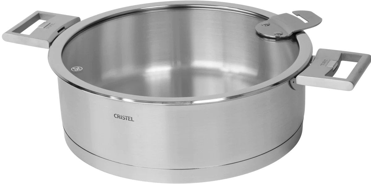 Cristel Strate Stainless Steel Sauté Pan — XL 5.5 Qt