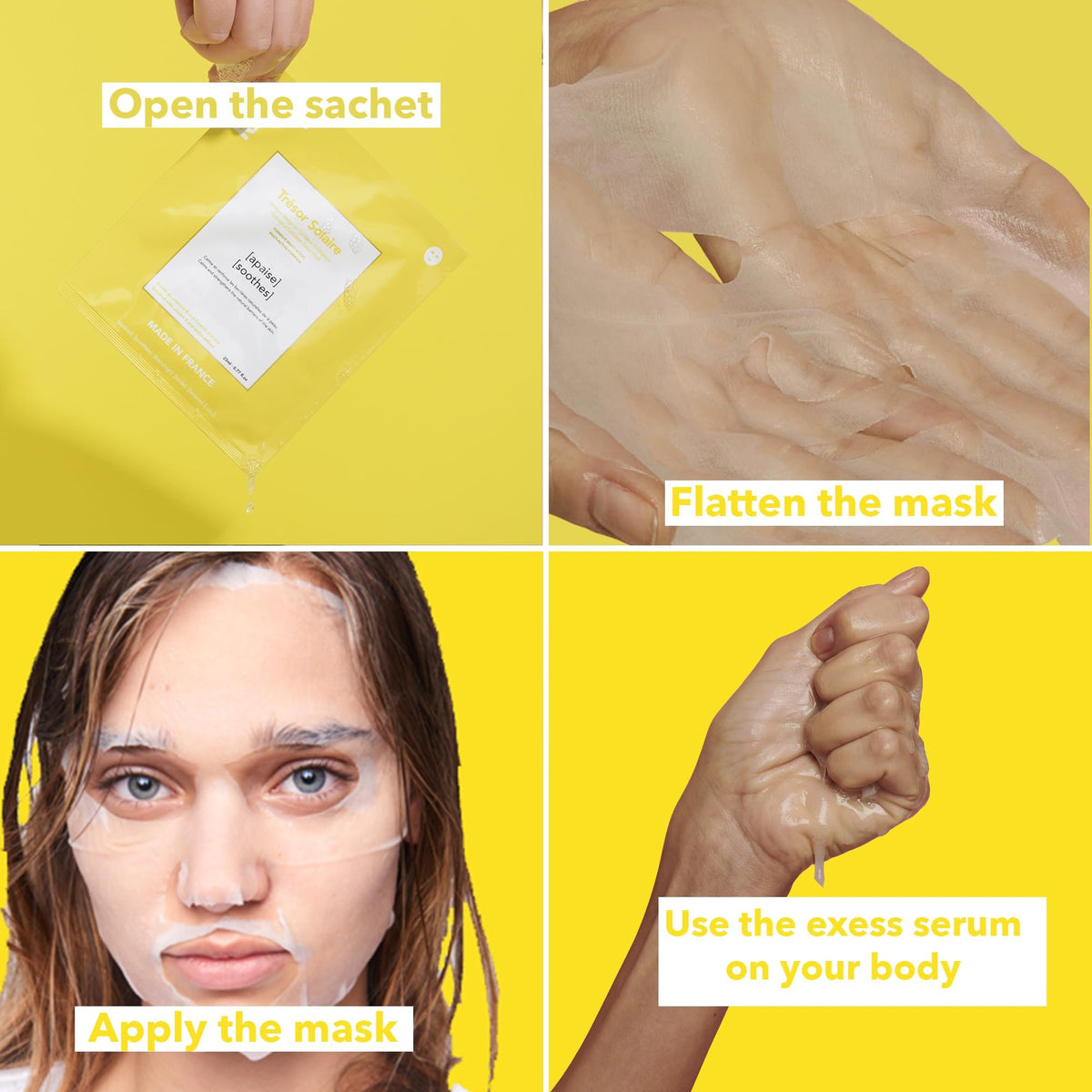 Trésor Solaire | Nourishing & Soothing Sheet Face Mask