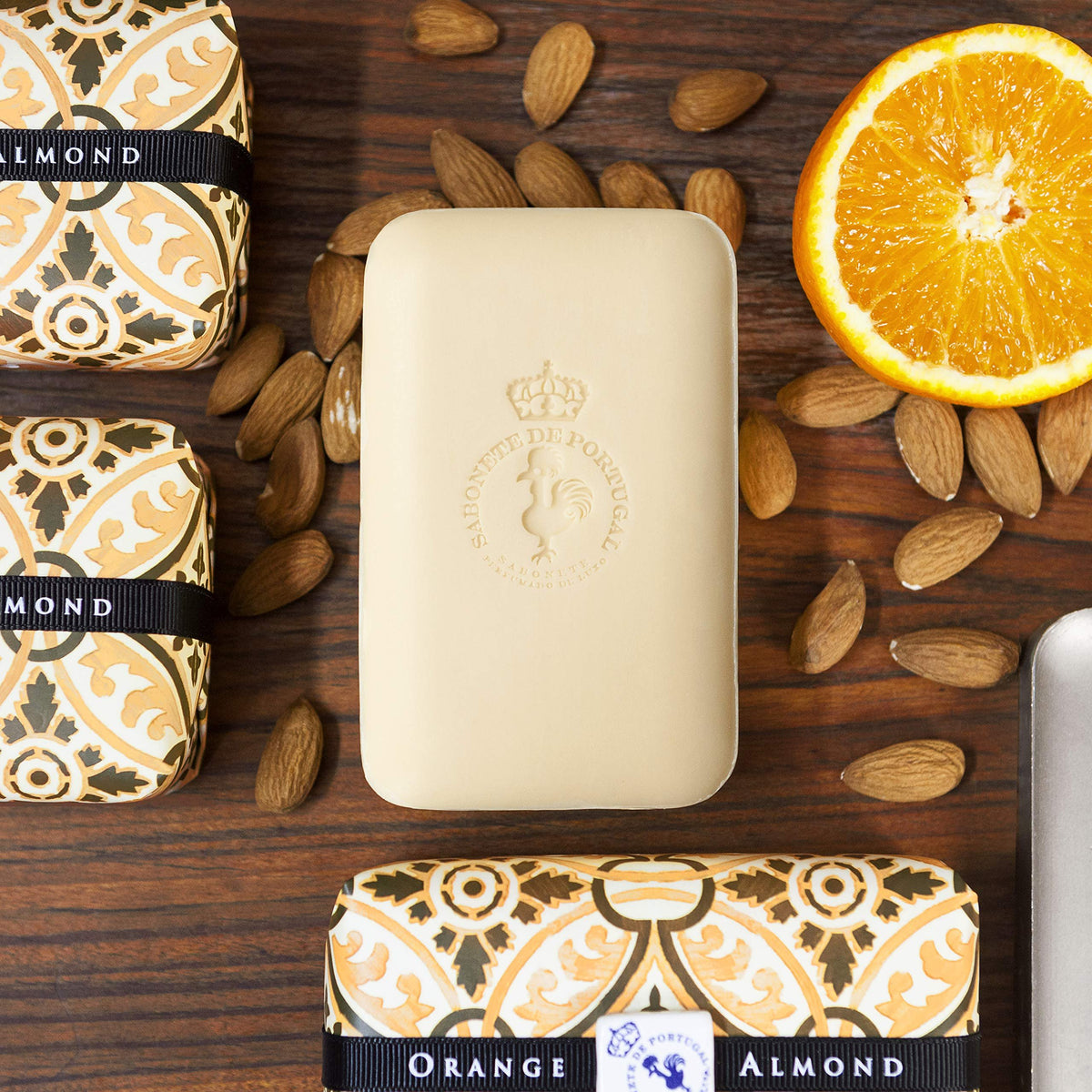 Castelbel Bar Soap Portuguese Tile Collection | Orange & Almond