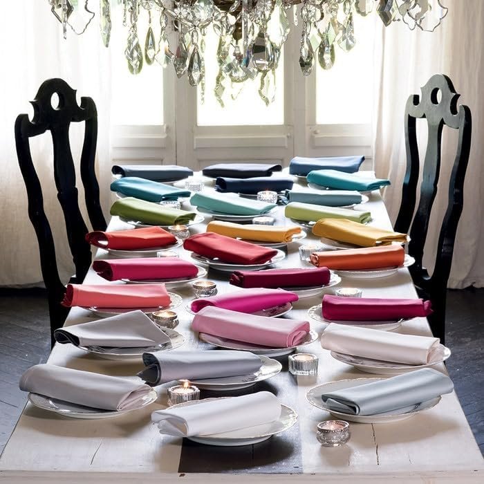 Garnier Thiebaut Confettis Blanc Casse Cloth Napkins | Set of 6
