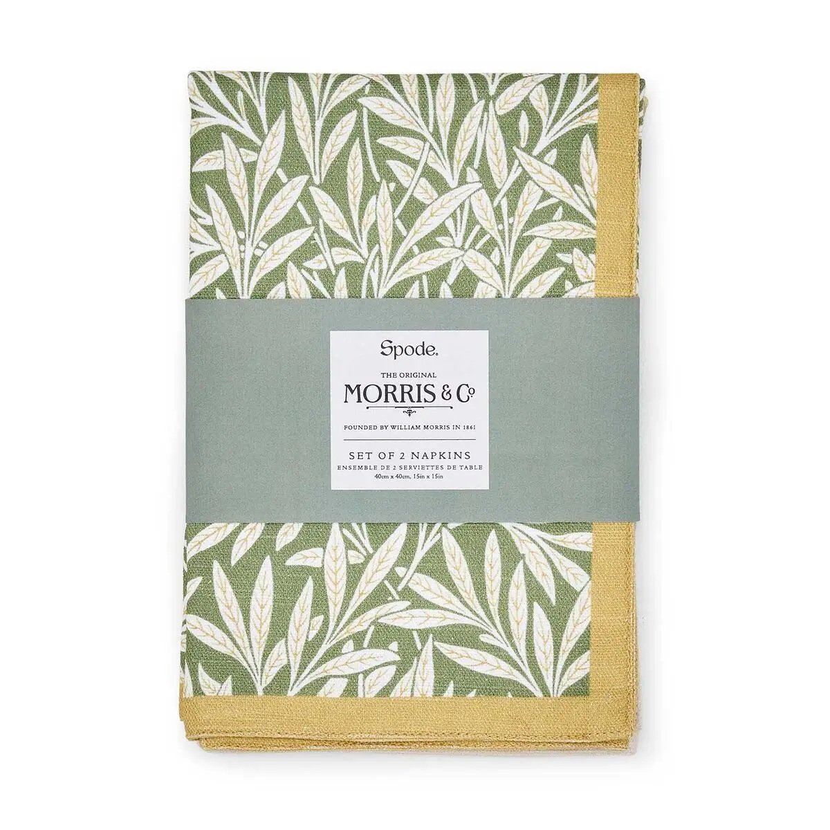 Morris & Co. Willow Napkins Double-Sided | Set of 2