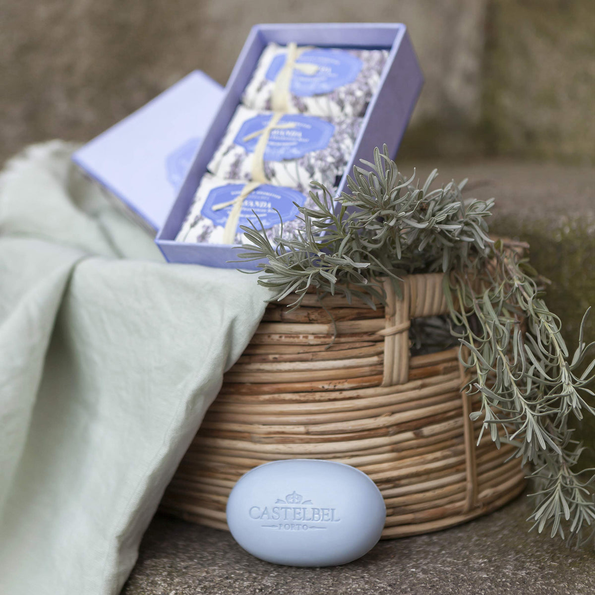 Castelbel Fragranced Bar Soap Gift Set of 3 | Lavender