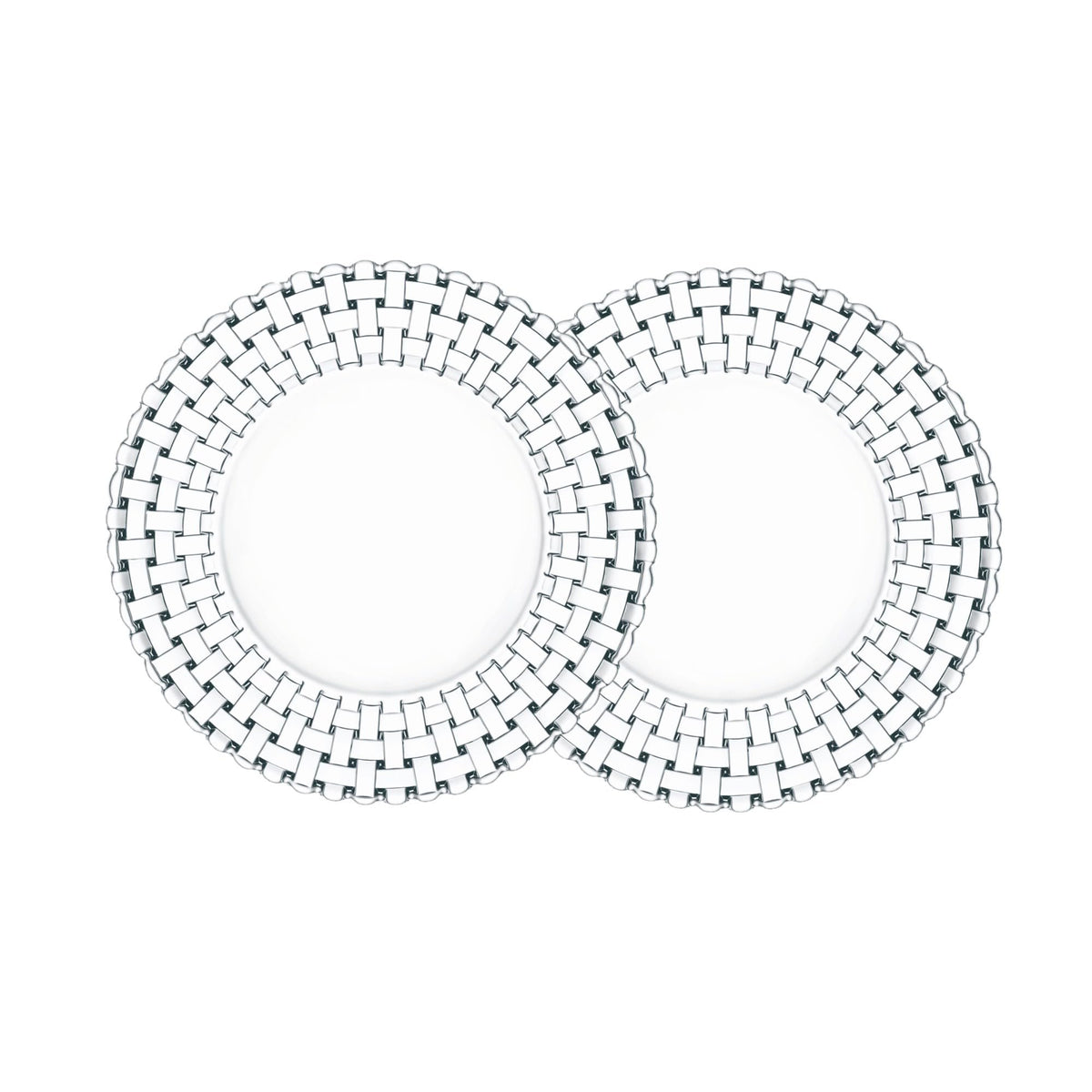 Nachtmann Bossa Nova Crystal Dinner & Dessert Plates | Set of 2