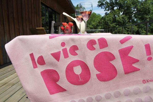 French Jacquard Kitchen Tea Towel | LA VIE EN ROSE
