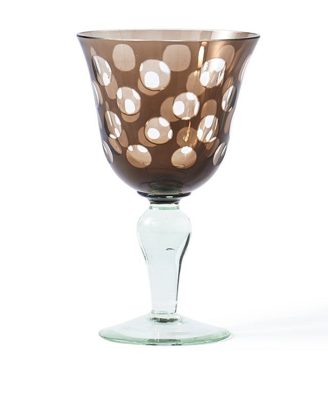 PolsPotten Colored Wine Glass Set – Contemporary Sandblasted Design