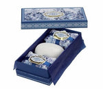 Portus Cale Gold & Blue Collection Fragranced Soaps Set (3 x 150g) Floral Aroma Pink-Pepper and Jasmine