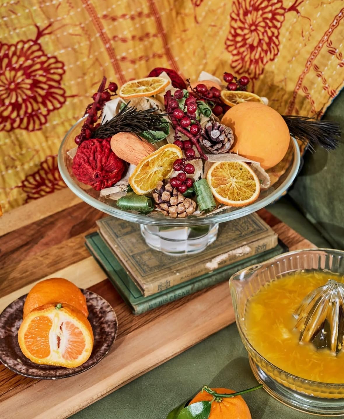 Gift Set Trio with Candle, Potpourri & Refresher Oil | Valencia Orange