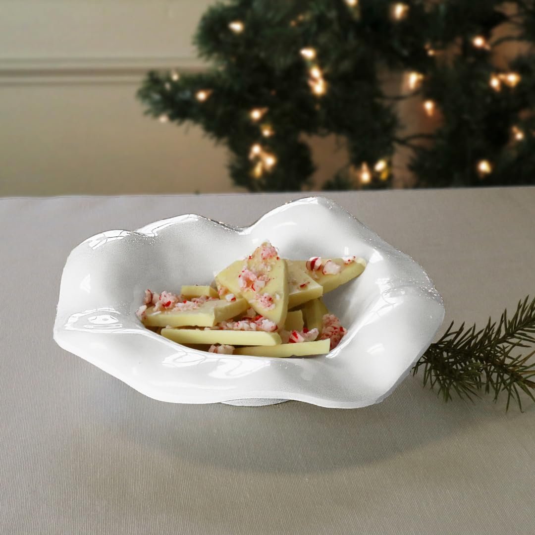 VIDA Havana Small Bowl in White Melamine | 8"D