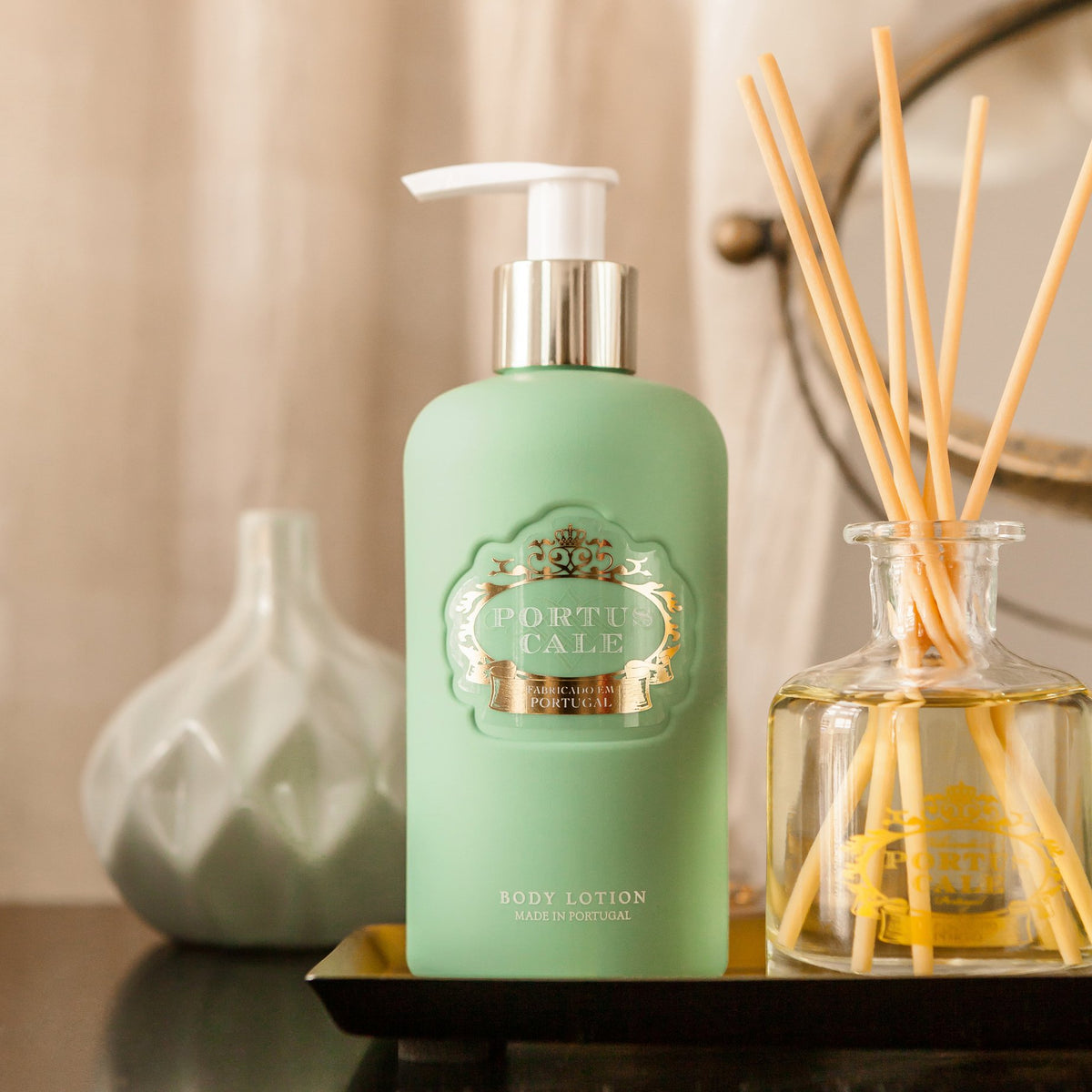 Portus Cale White Crane Body Lotion | Yuzu, Vetiver & Mandarin