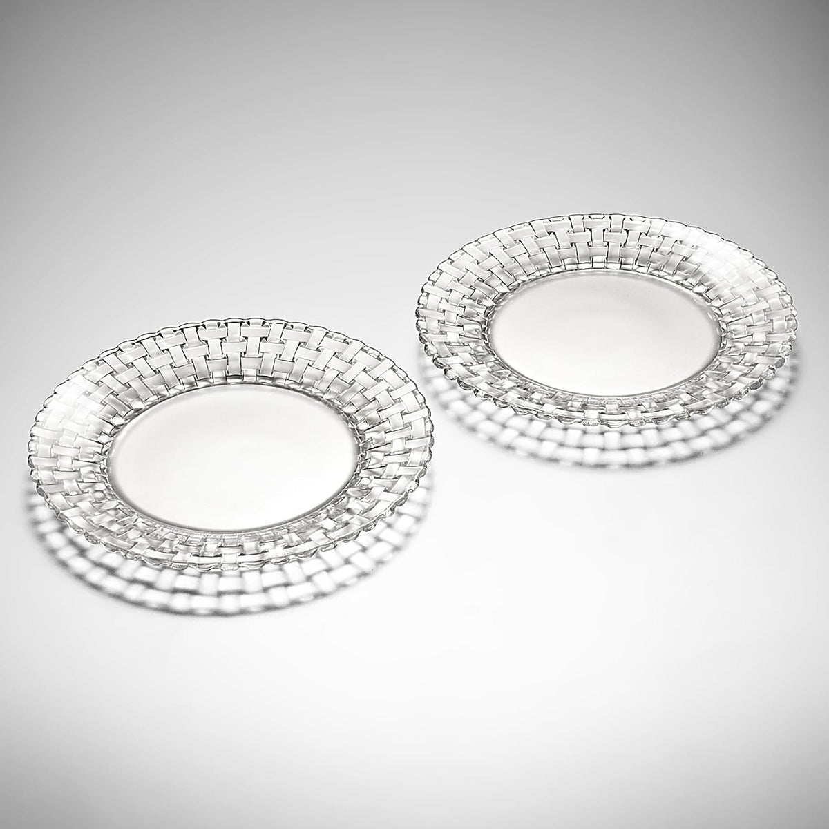 Nachtmann Bossa Nova Crystal Dinner & Dessert Plates | Set of 2
