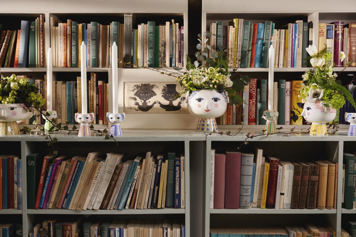 Bjørn Wiinblad Eva Candleholder for Tealights and Candles in Lavender & Lila