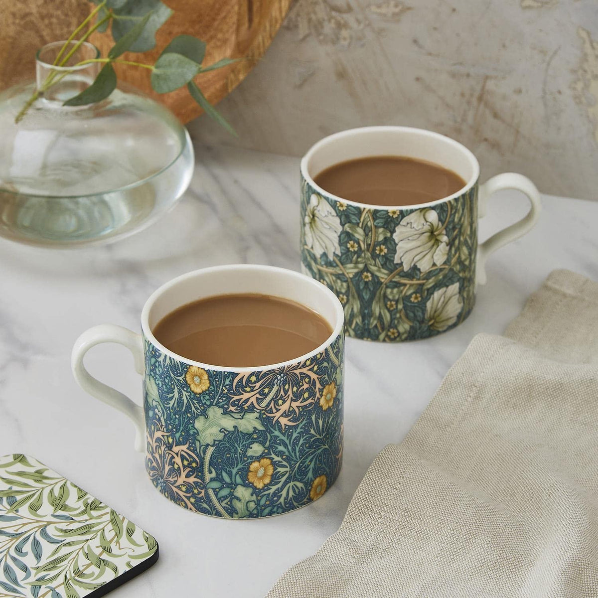 Morris & Co. Large Mug Gift Set of 2 | Pimpernel & Seaweed