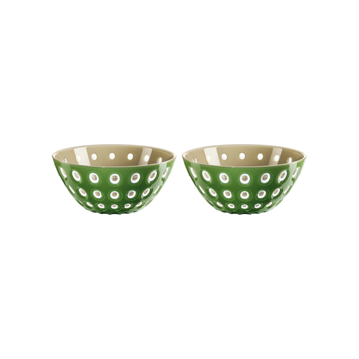 Le Murrine Small Serving Bowl | Moss Green & Sand | Set of 2