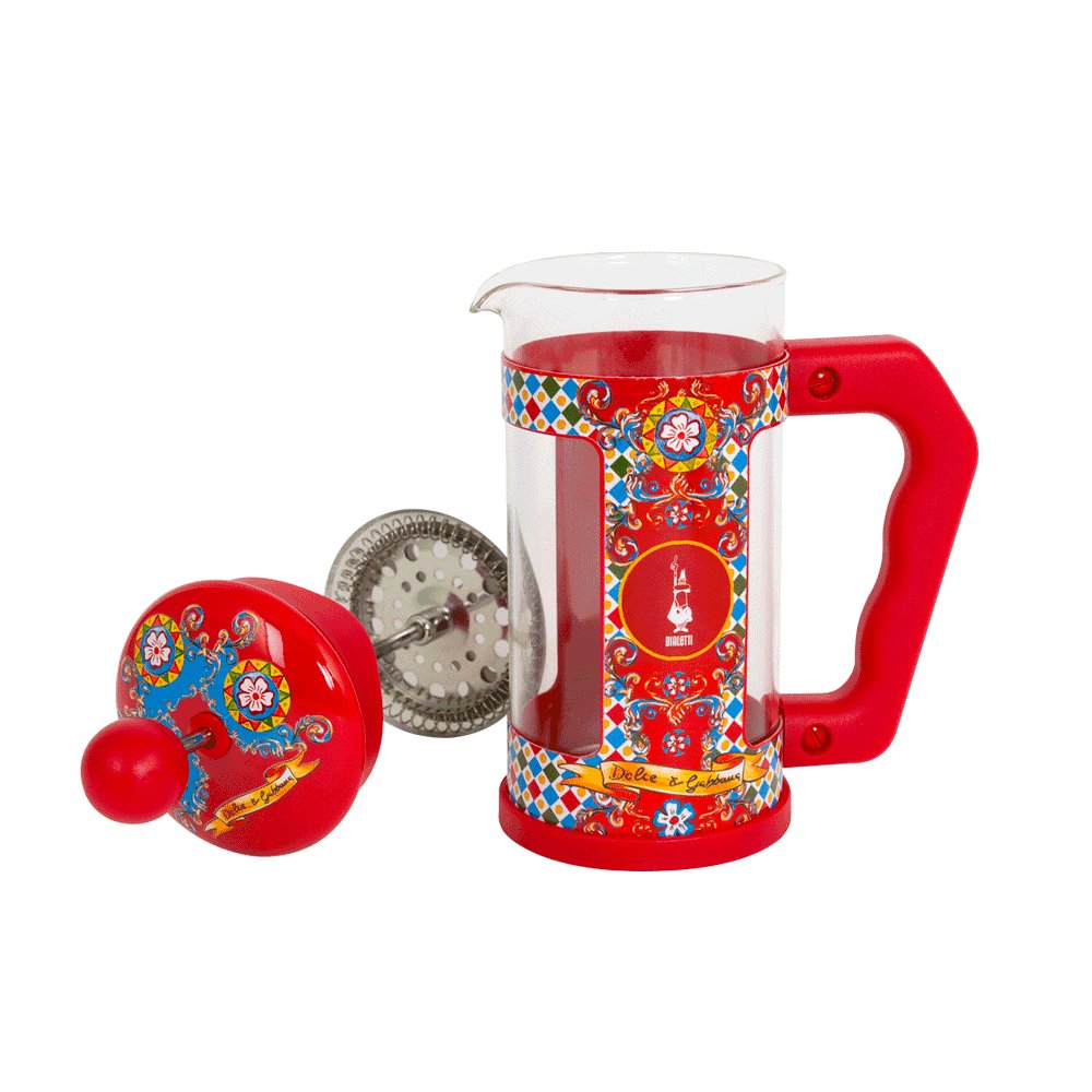 Bialetti Dolce & Gabbana French Press Coffee Maker | Sicilian Cart