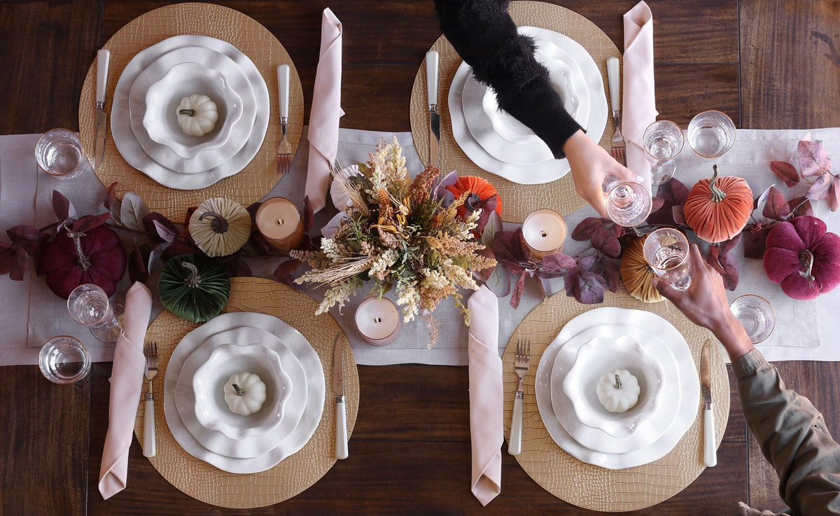 VIDA Havana Dinner Plate in White Melamine | Set of 4 | 11"D