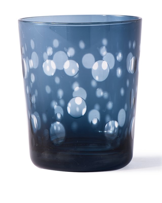 PolsPotten Cuttings Tumblers – Multicolor Sandblasted Drinking Glass | Set of 6