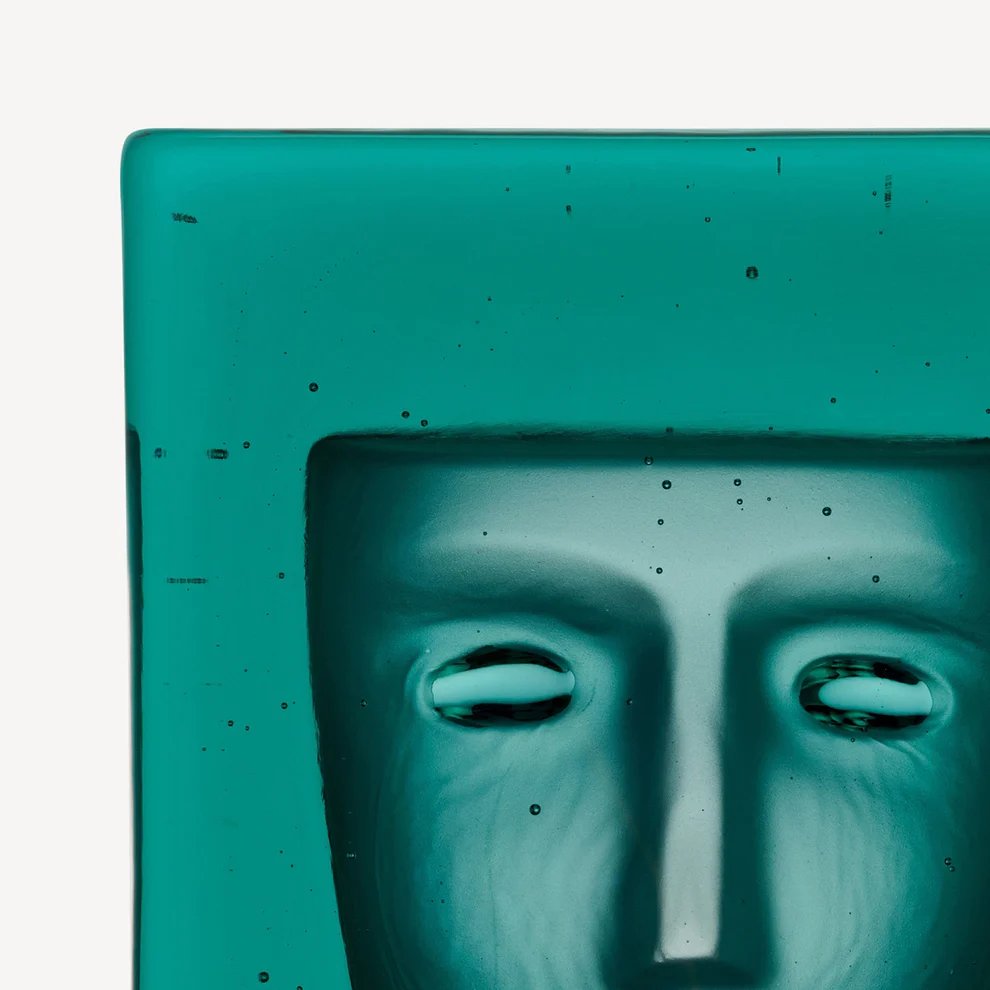 Kosta Boda Azur Frost Petrol — Sculpture by Bertil Vallien | Artist Collection