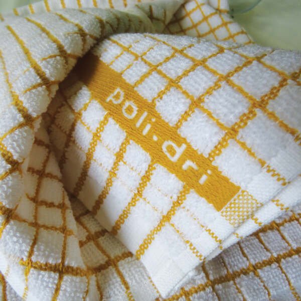 Poli-Dri Cotton Kitchen Tea Towel | Set of 6 | Honey