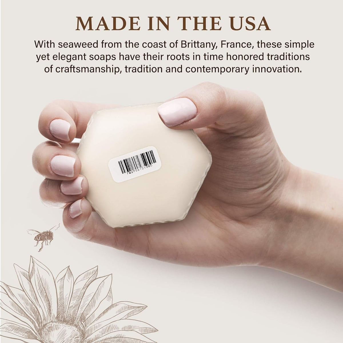 Baudelaire Moisturizing Honey Bar Soap Gift Set | Set of 6