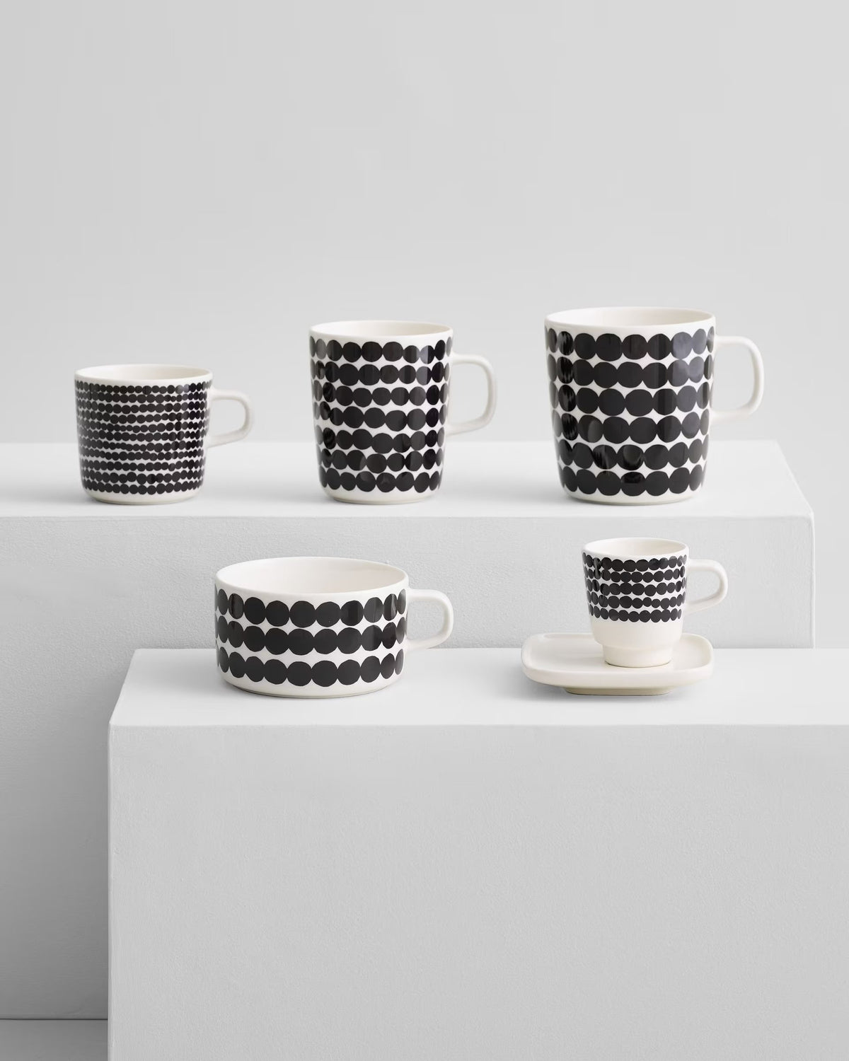 Oiva Räsymatto Mug | Black & White | 8.5oz