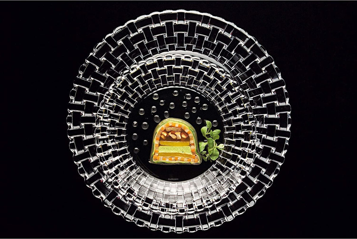 Nachtmann Bossa Nova Crystal Dinner & Dessert Plates | Set of 2