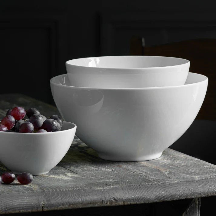 Pillivuyt Cecil Deep Bowl 9.75"D Porcelain White Serveware
