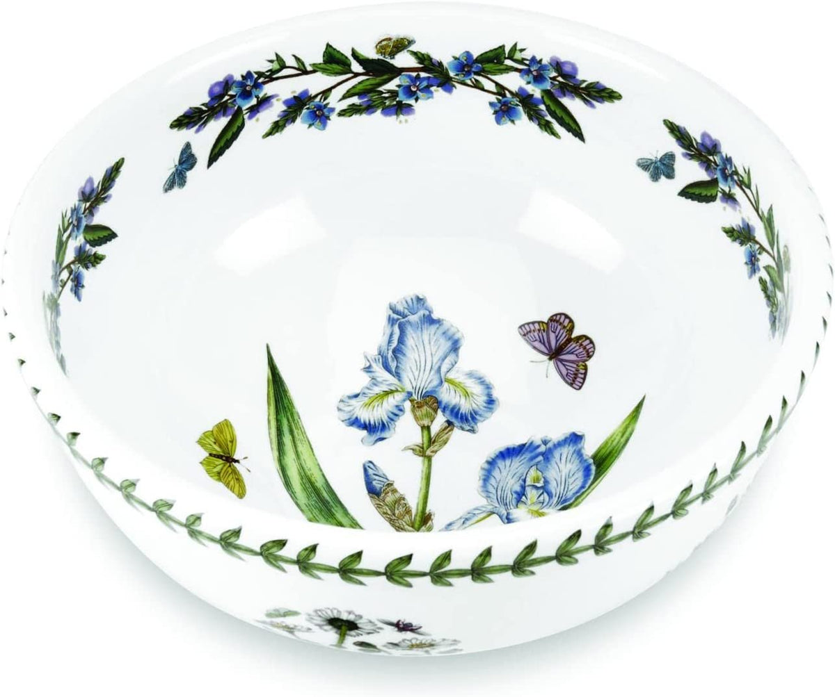 Portmeirion Botanic Garden Salad Bowl | 9" | Assorted Floral Motifs