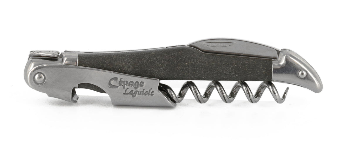 Andre Verdier Laguiole Corkscrew Cepage Debutant Waiter's Corkscrew Set | Basalte (Imitation)