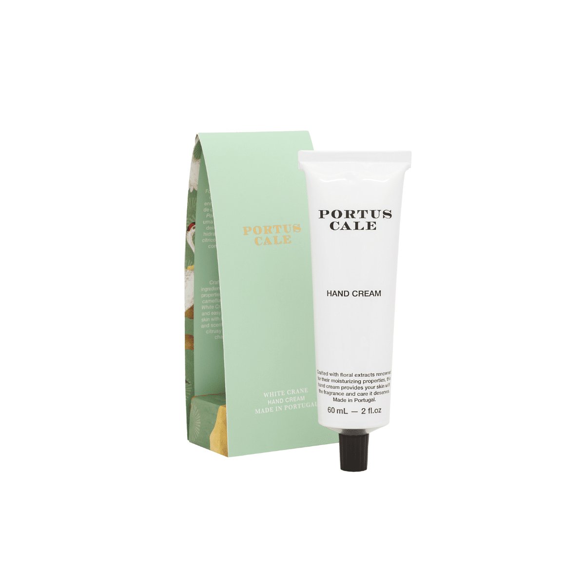 Portus Cale White Crane Scented Hand Cream Lightweight Texture | Yuzu, Vetiver & Mandarin