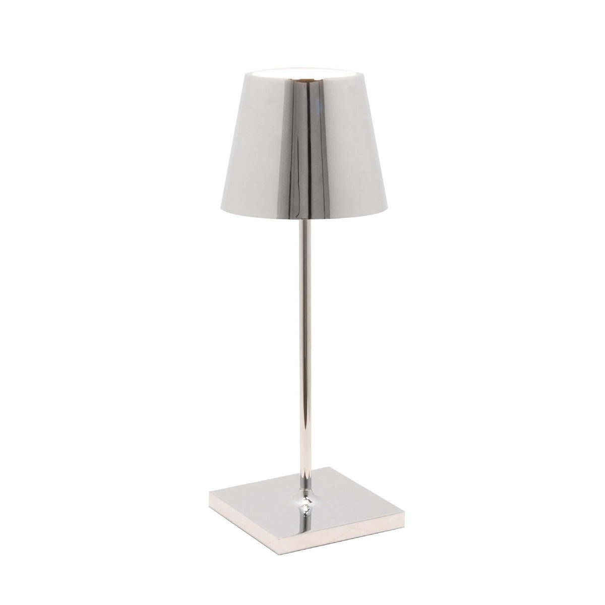 Zafferano Poldina Pro Mini Dimmable LED Table lamp in Aluminum | Indoor & Outdoor