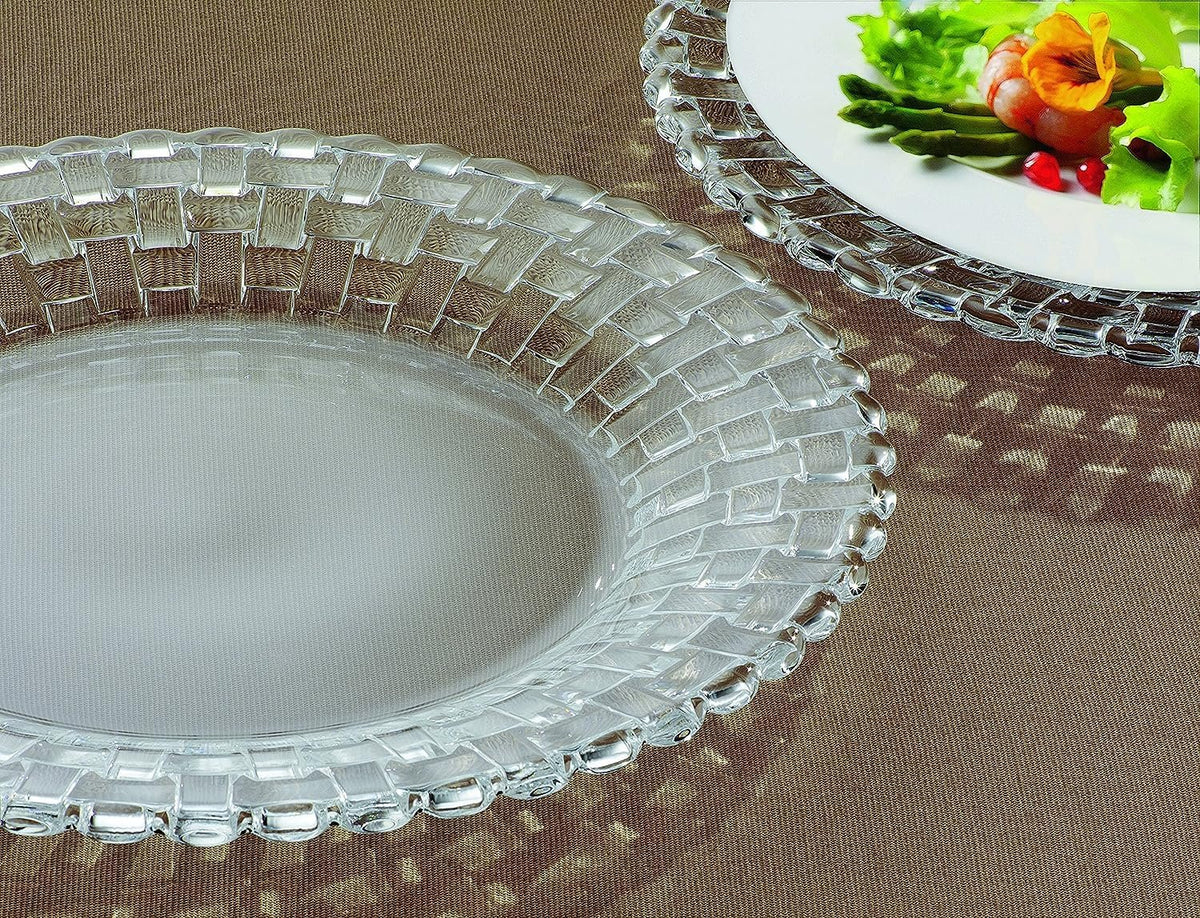 Nachtmann Bossa Nova Crystal Dinner & Dessert Plates | Set of 2